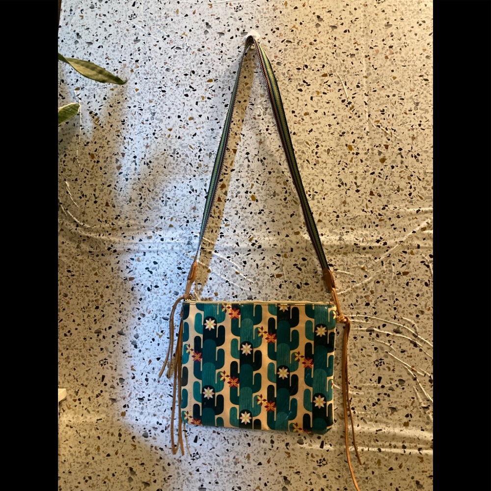 Like new consuela cactus cross body bag